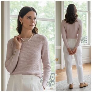 NWT Le Chateau XS Modern Contemporary Soft Girl Timeless Dainty Knit Sweater
